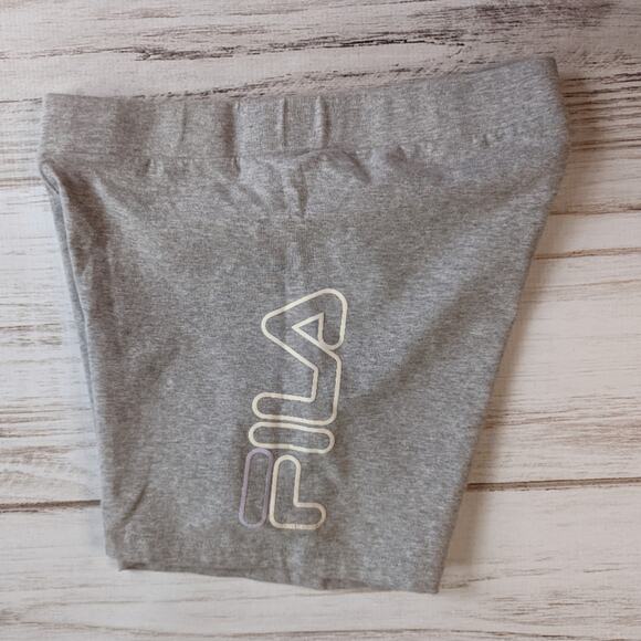 FILA Heather Gray Biker Shorts sz Medium - Picture 6 of 6